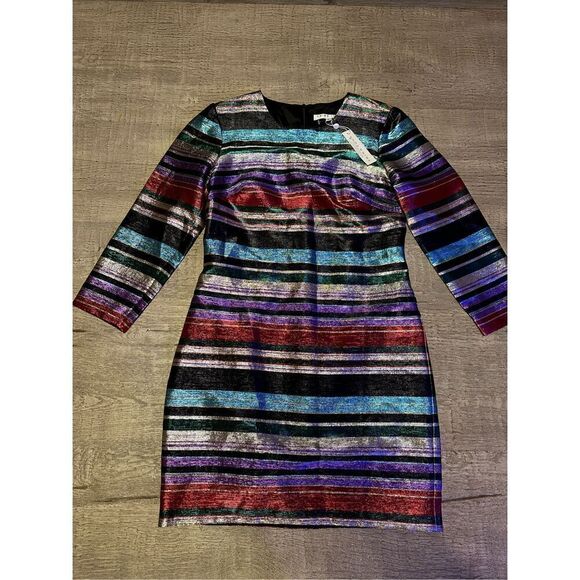 Trina Turk Striped New Years Eve Dress - Picture 2 of 9